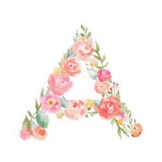 watercolor floral a