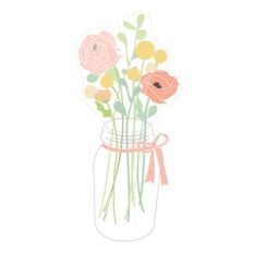 mason jar bouquet