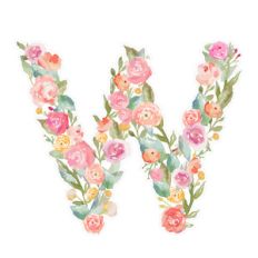 watercolor floral w