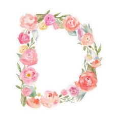 floral watercolor d