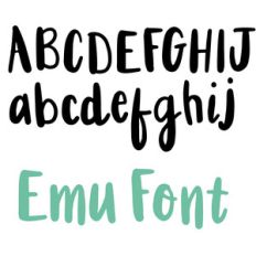 emu font