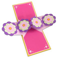 twist pop-up flowers card