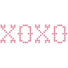 xoxo cross stitch