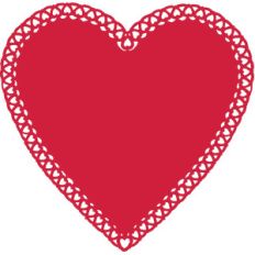 heart doily