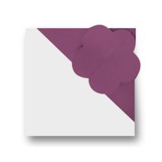 'interlock' corner bookmark - flower
