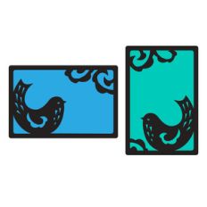 layered birds journaling cards