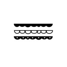 scallop borders