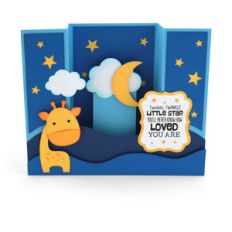 center box card giraffe