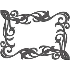 flourished frame