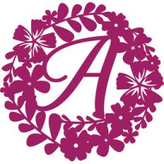 floral initial a