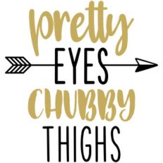 baby t-shirt: chubby thighs