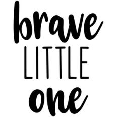 baby t-shirt: brave little one