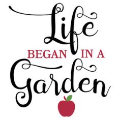 life began in a garden