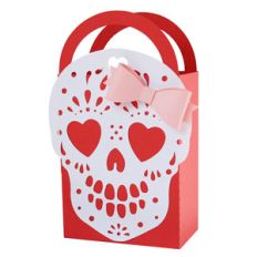 valentine sugar skull gift bag