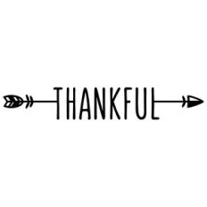 thankful arrow