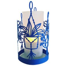 macrame jungle lantern