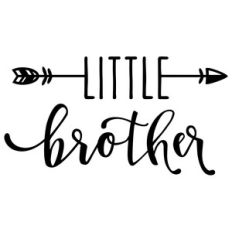 little brother with arrow phrase