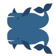 whale magnetic bookmark
