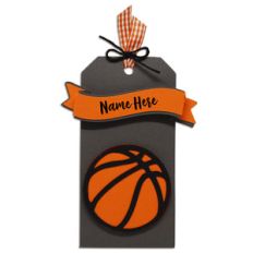 basketball gift tag
