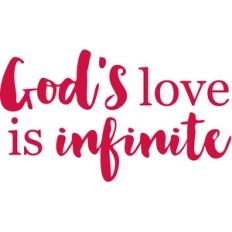 god's love is infinite