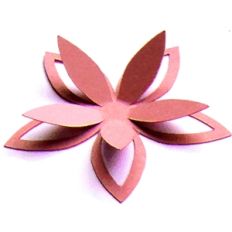 3d cutout flower
