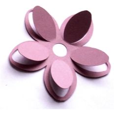 3d cutout flower