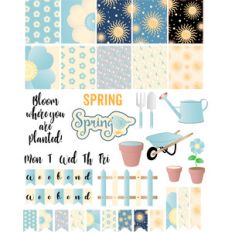 spring planner stickers
