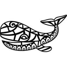 tribal whale