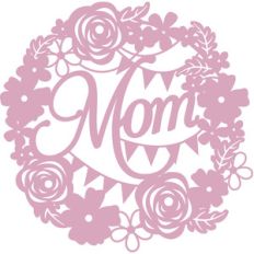 floral wreath mom
