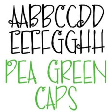 zp pea green caps