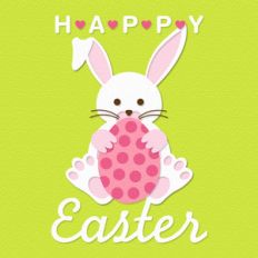happy easter bunny