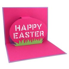 easter egg pop-up card