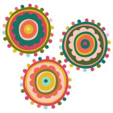 pom pom doilies