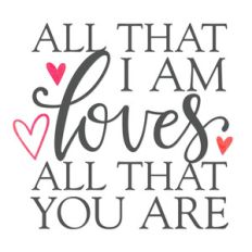 all that i am phrase