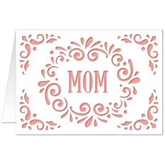 5x7 flourish card mom