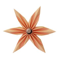 3d accordion pleated rosette flower