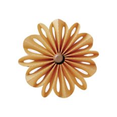 3d accordion pleated rosette flower