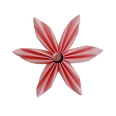 3d accordion pleated rosette flower
