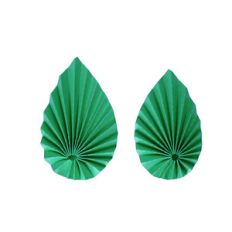 3d pleated leaves set - asymmetrical