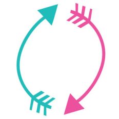 curved arrows set