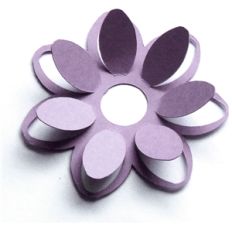 3d cutout flower