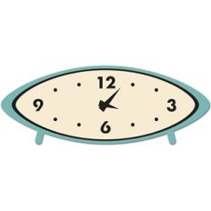 1950s clock