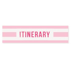 itinerary label