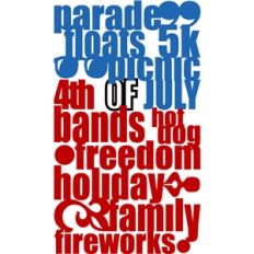 4th of july subway art