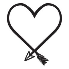 heart shaped arrow