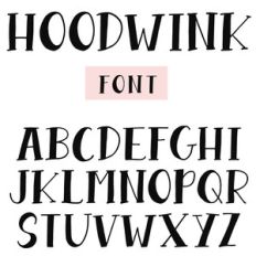 hoodwink font