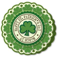 shamrock ring  st pat 6x6 card