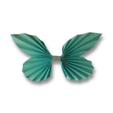 3d accordion pleated butterfly