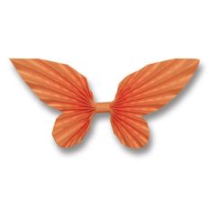 3d accordion pleated butterfly