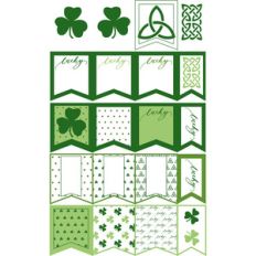 st. patrick's planner stickers